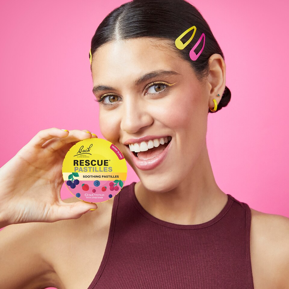 image 1 of Bach Rescue Soothing Pastilles Berry Blend 50g