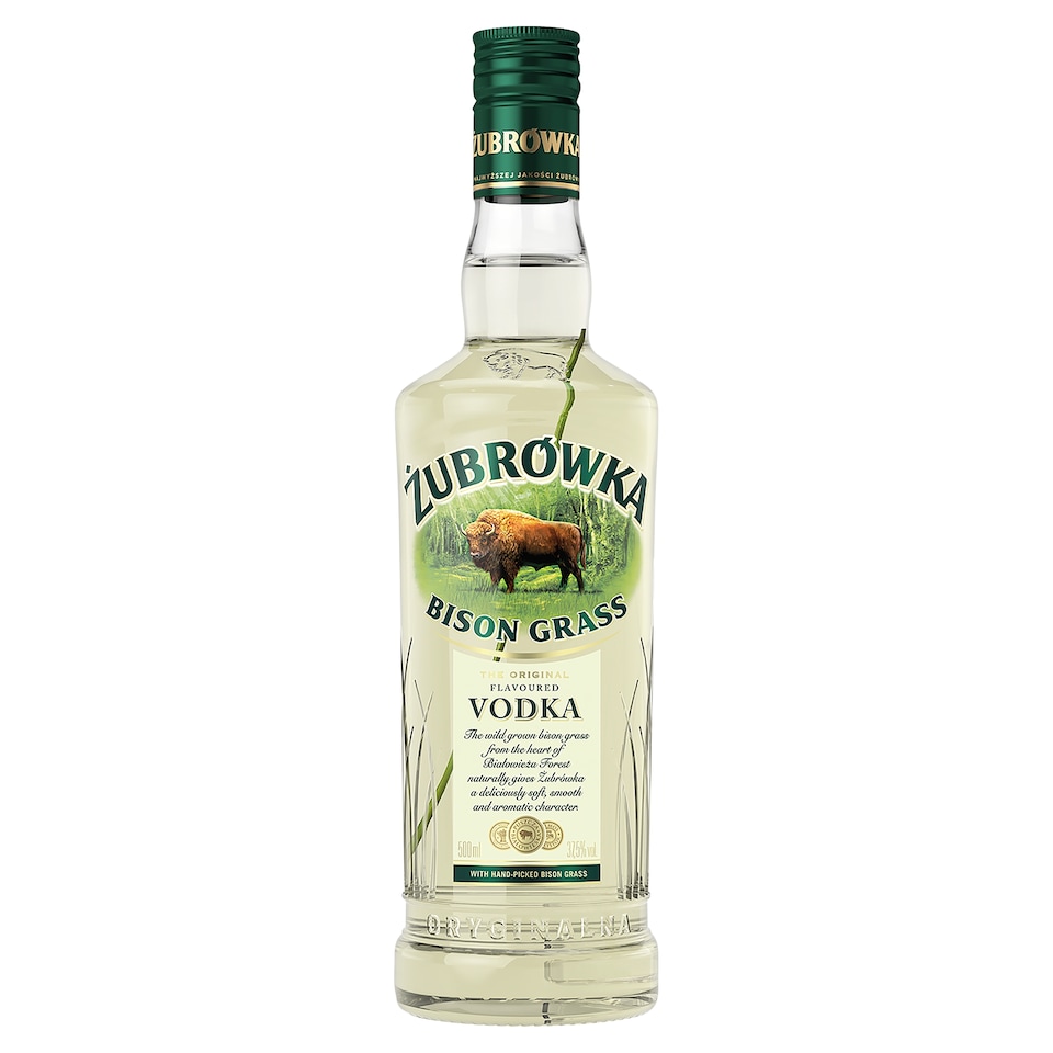 Żubrówka Bison Grass ízesített vodka 37,5% 0,5 l