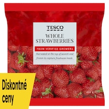 Tesco Deep Frozen Whole Strawberries 450 g