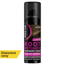 Syoss Root Retouch Sprej na dočasné zakrytie odrastených vlasov tmavohnedá 120 ml