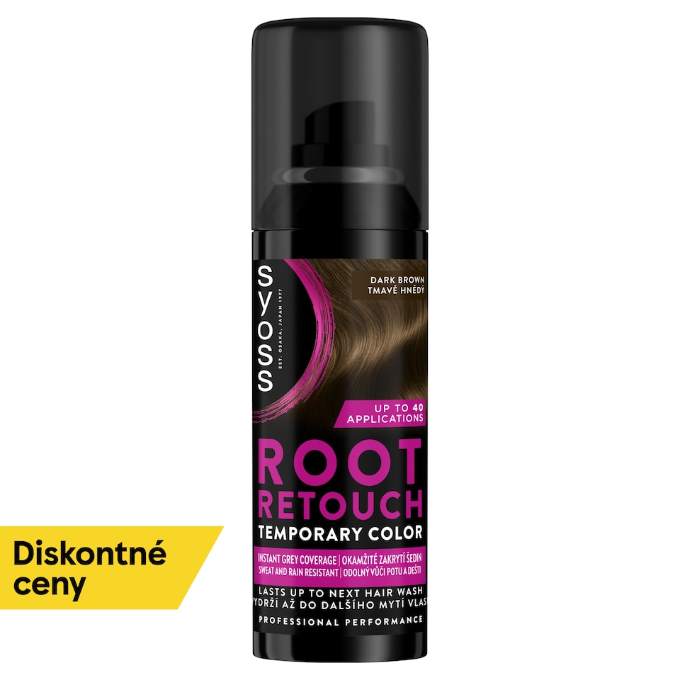 image 1 of Syoss Root Retouch Temporary Color Corrector for Ingrown Hair Dark Brown 120 ml