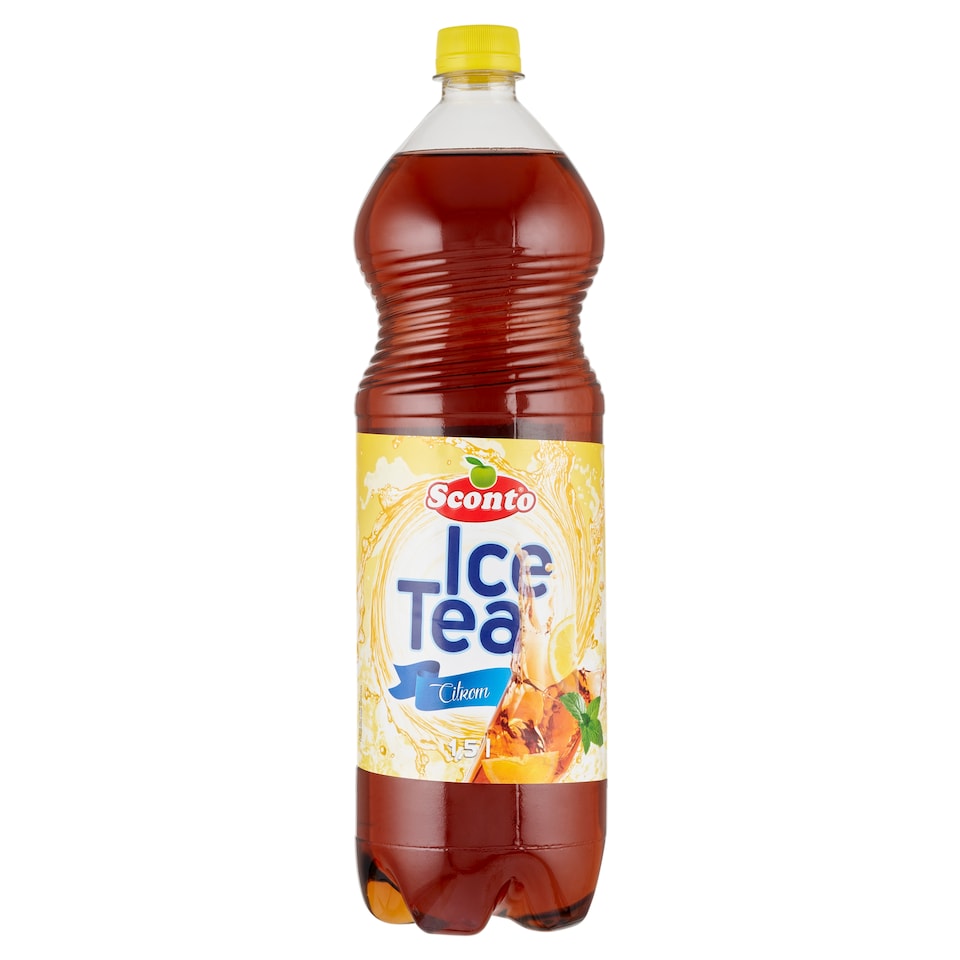 Sconto Ice Tea energiamentes citrom ízű üdítőital édesítőszerekkel 1,5 l