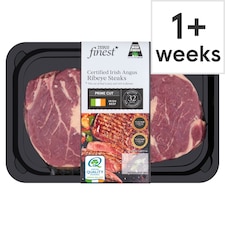 Tesco Finest* Irish Angus Ribeye Steak 454G