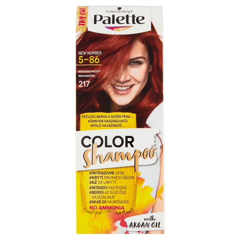 Obrázek 1 pro produkt Schwarzkopf Palette Color Shampoo barva na vlasy Mahagonový 5-86 (217)