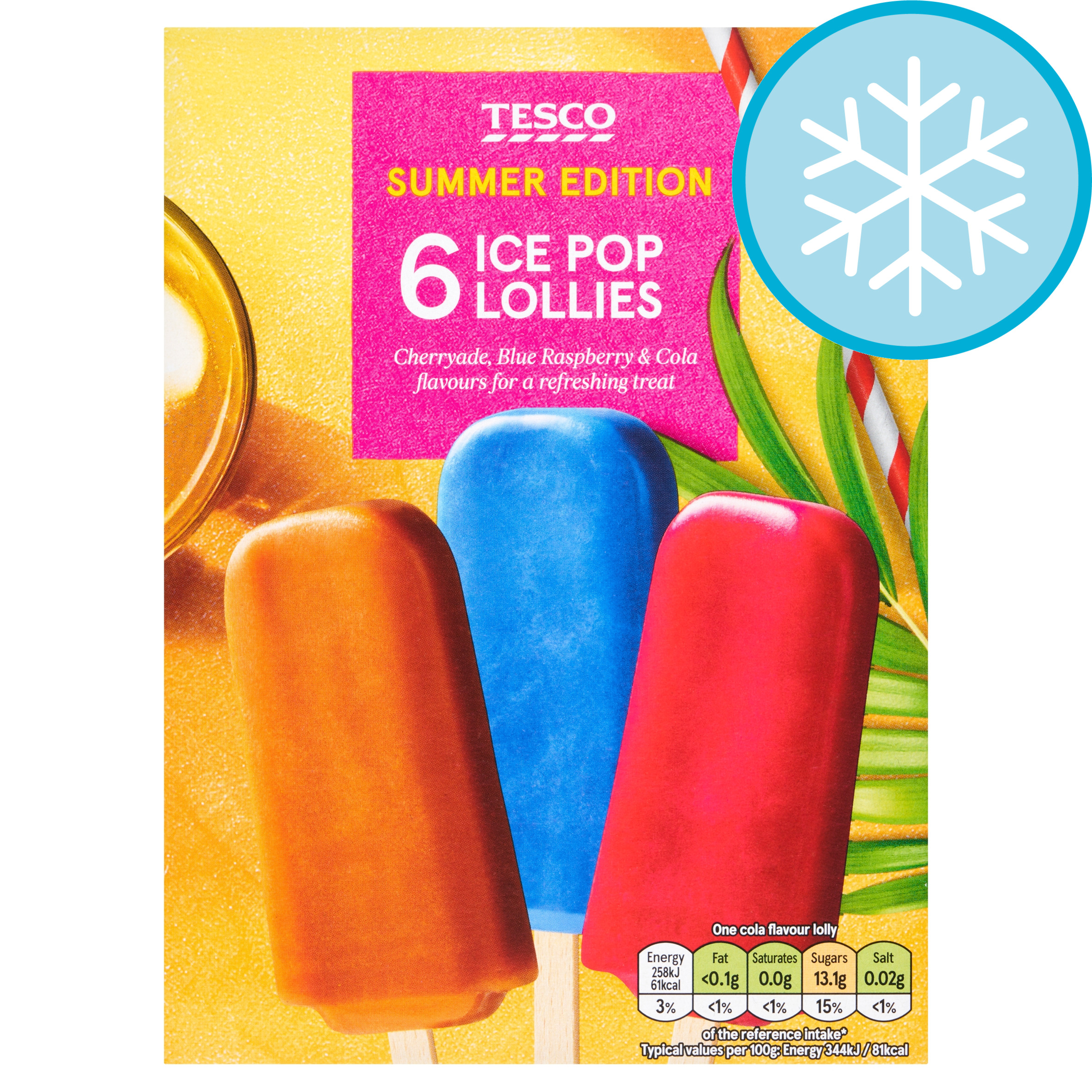 Tesco Ice Pop Ice Lollies 6x73ml Tesco Groceries Tesco Ice Pop Ice Lollies 6x73ml Tesco Groceries