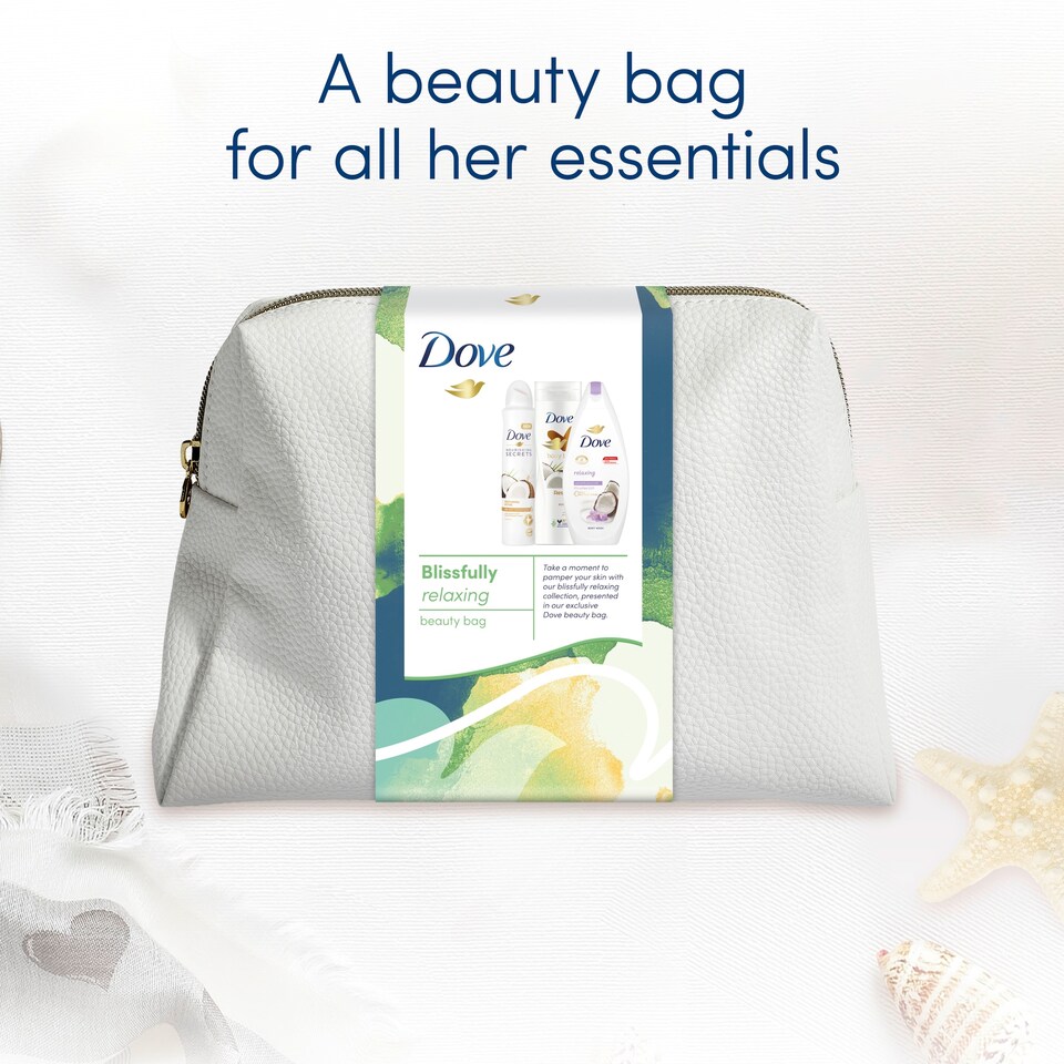 image 1 of Dove Blissfully Relaxing Beauty Bag Gift Set