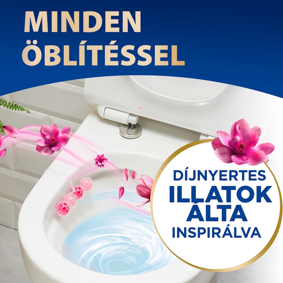 Bref DeLuxe Delicate Magnolia WC frissítő 2 x 50 g  1. kép