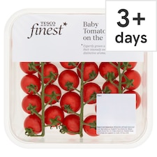 Tesco Finest Baby Tomatoes on the Vine 400g