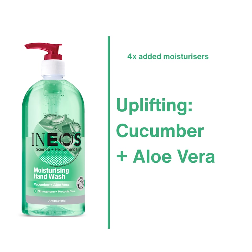 image 1 of INEOS Moisturising Hand Wash Cucumber & Aloe Vera 500ml