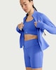 image 3 of F&F Active EVERYHOUR High Waisted Cycling Shorts in Blue