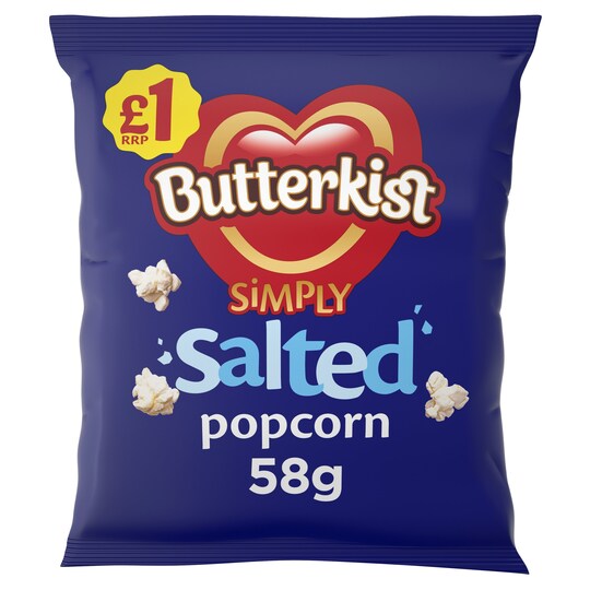 Butterkist Salted Popcorn 58G Tesco Groceries