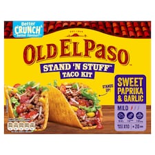 Old El Paso Stand 'N' Stuff Taco Kit - Sweet Paprika & Garlic 312g