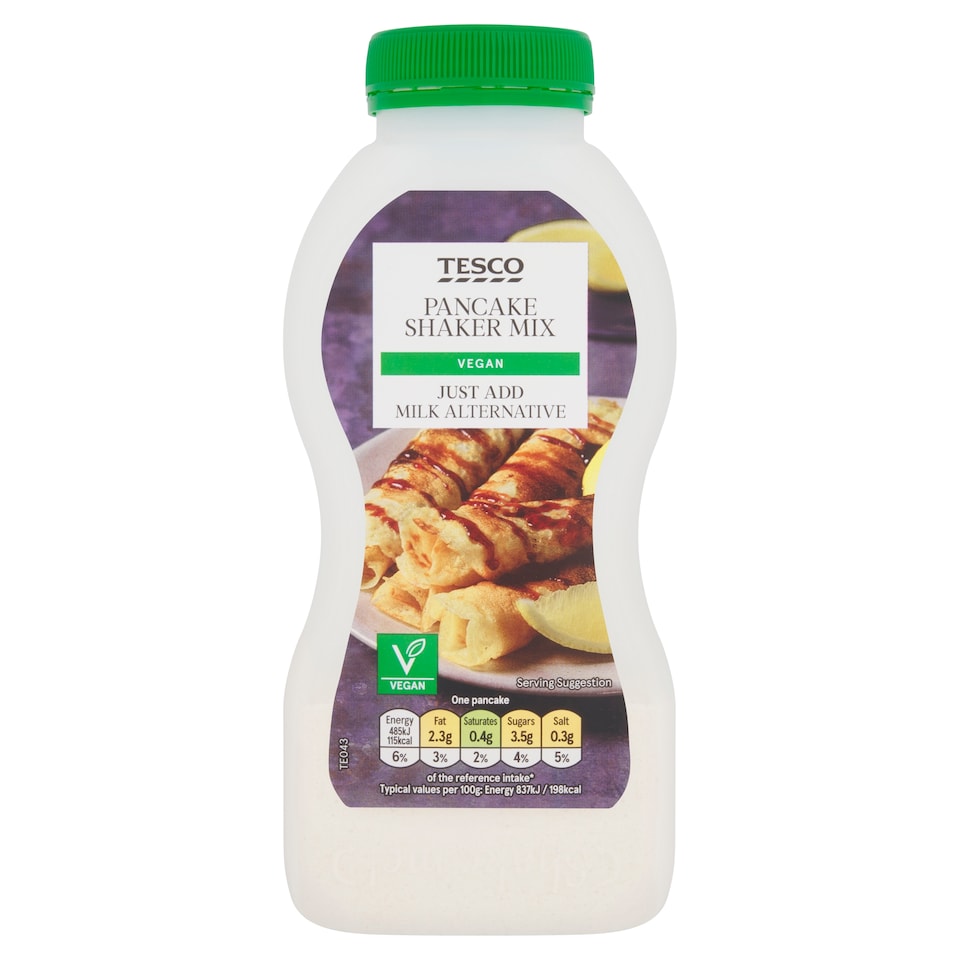 Tesco Vegan Pancake Shaker Mix 155G