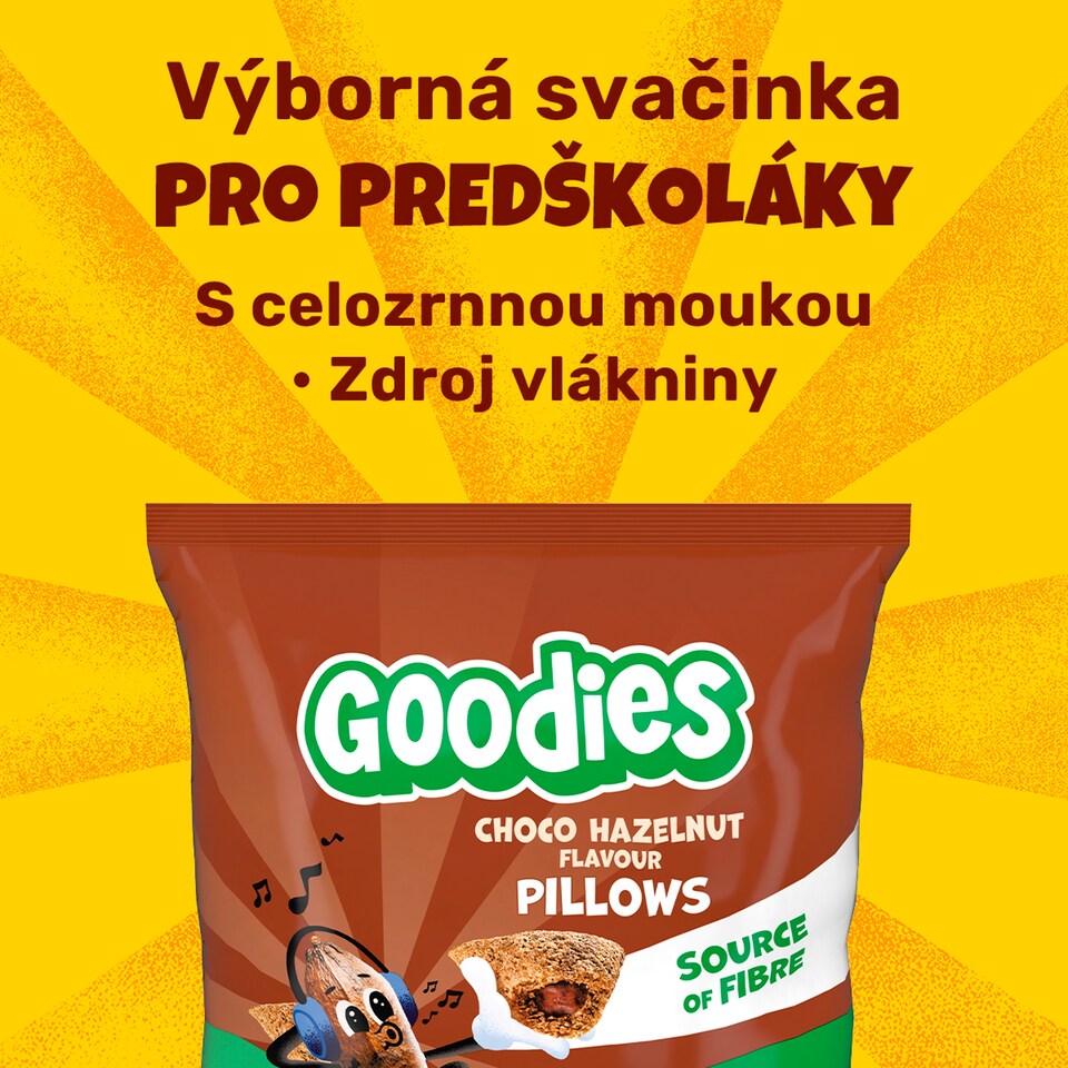 Obrázek 1 pro produkt Goodies polštářky s lískovo-oříškovou náplní 20g