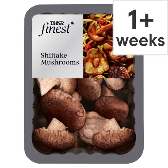 Tesco Finest Shiitake Mushrooms 125G Tesco Groceries