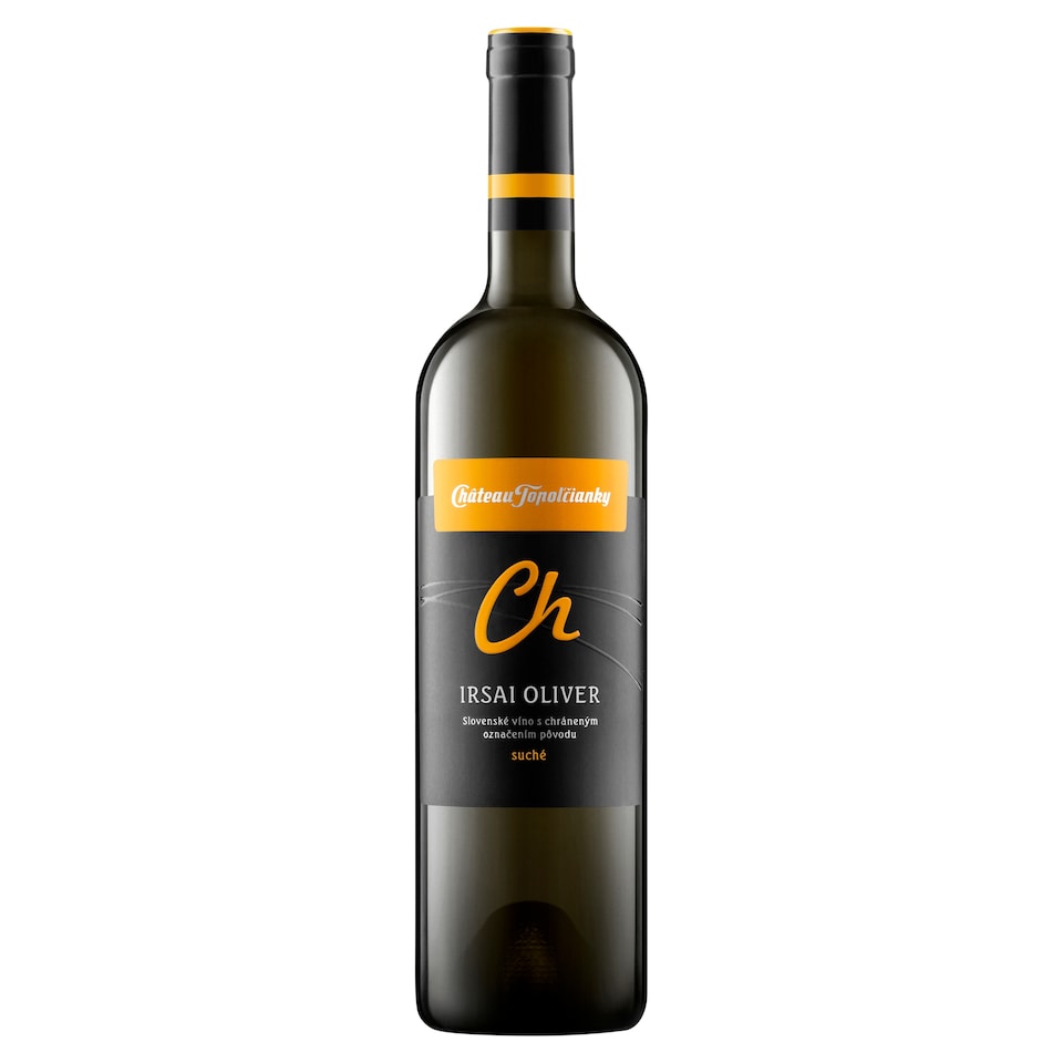 Château Topoľčianky Irsai Oliver slovenské akostné odrodové víno CH.O.P. biele suché 0,75 l