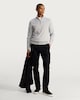 image 2 of F&F Pure Cotton Half Zip Knitted Jumper in Grey Marl
