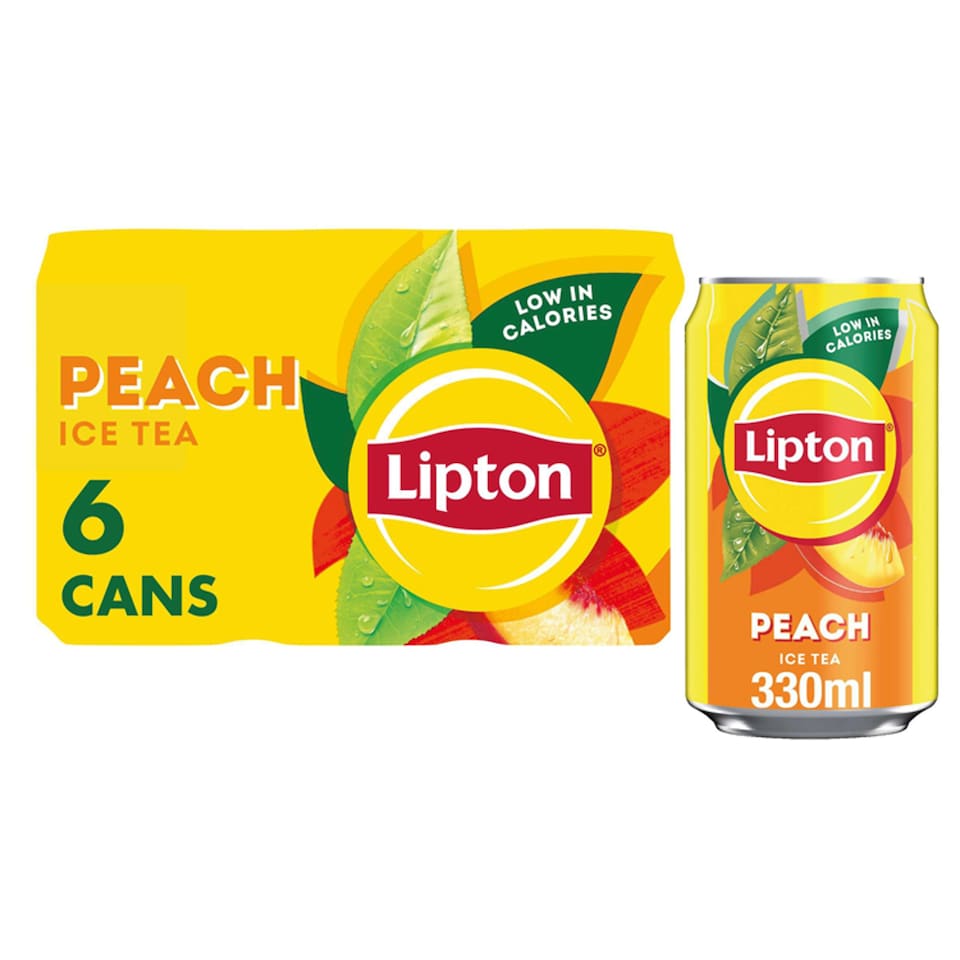 image 1 of Lipton Peach Ice Tea 6 X 330Ml