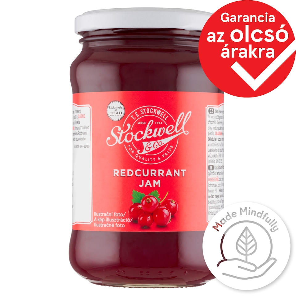 Stockwell & Co. ribizli dzsem 450 g