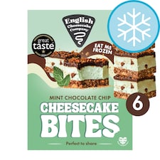 English Cheesecake Company Mint Chocolate Chip Cheesecake Bites 6 x 35g