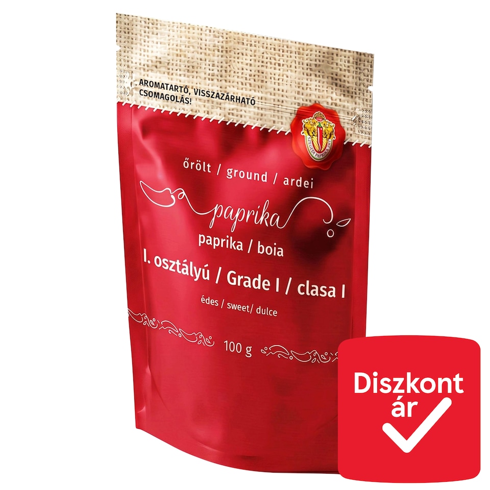 Szegedi Paprika I. osztályú édes őrölt paprika 100 g