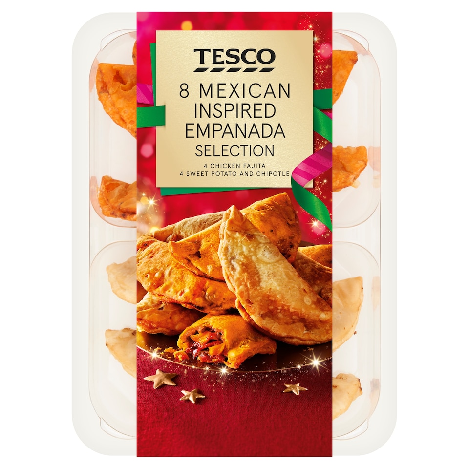 Tesco 8 Mexican Empanadas 200g