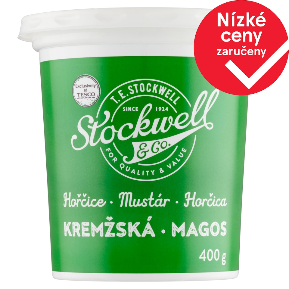 Stockwell & Co. Hořčice kremžská 400g