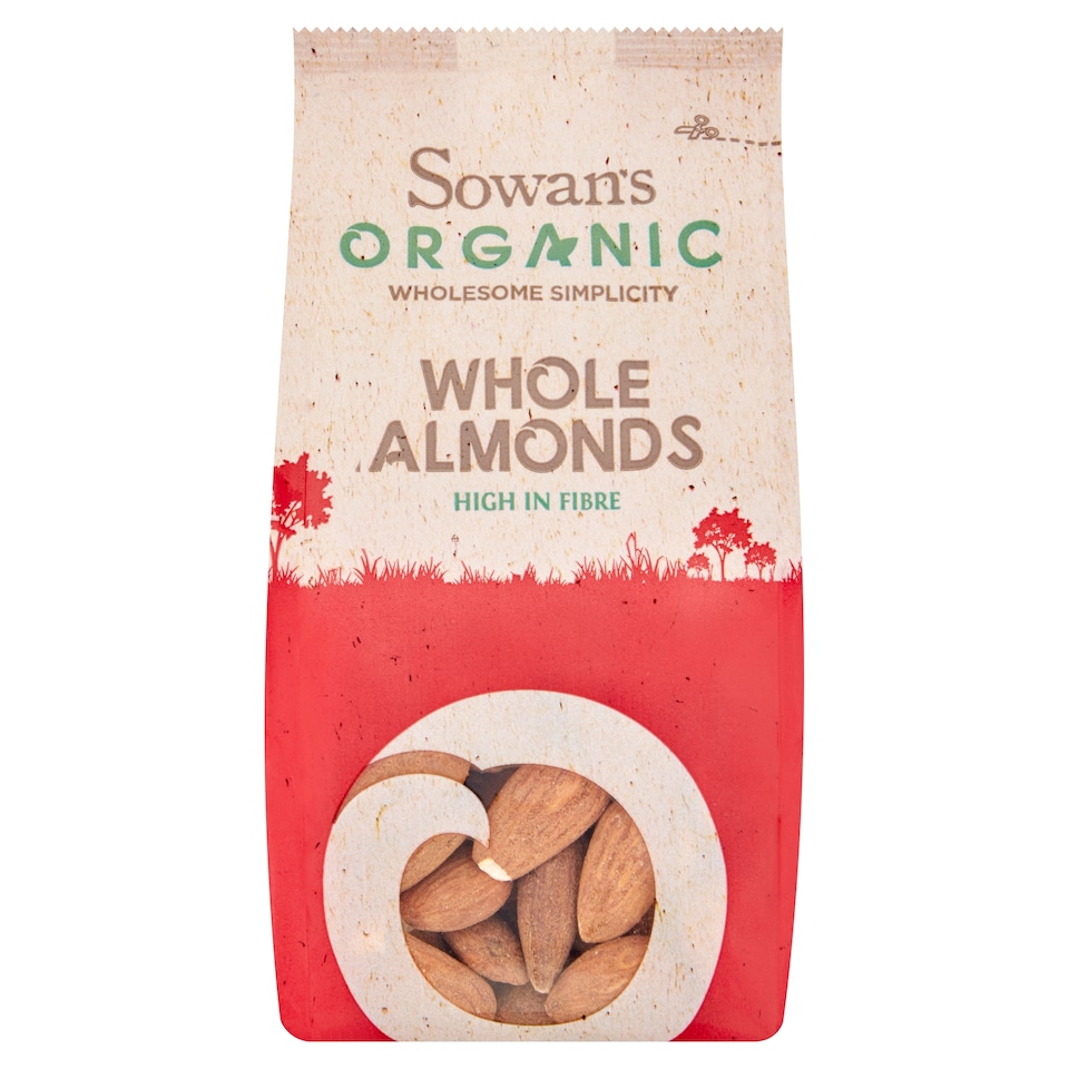 Sowan's Organic Whole Almonds 100G