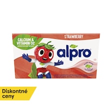 ALPRO Kids Fermentovaný sójový výrobok - jahoda 4x115g