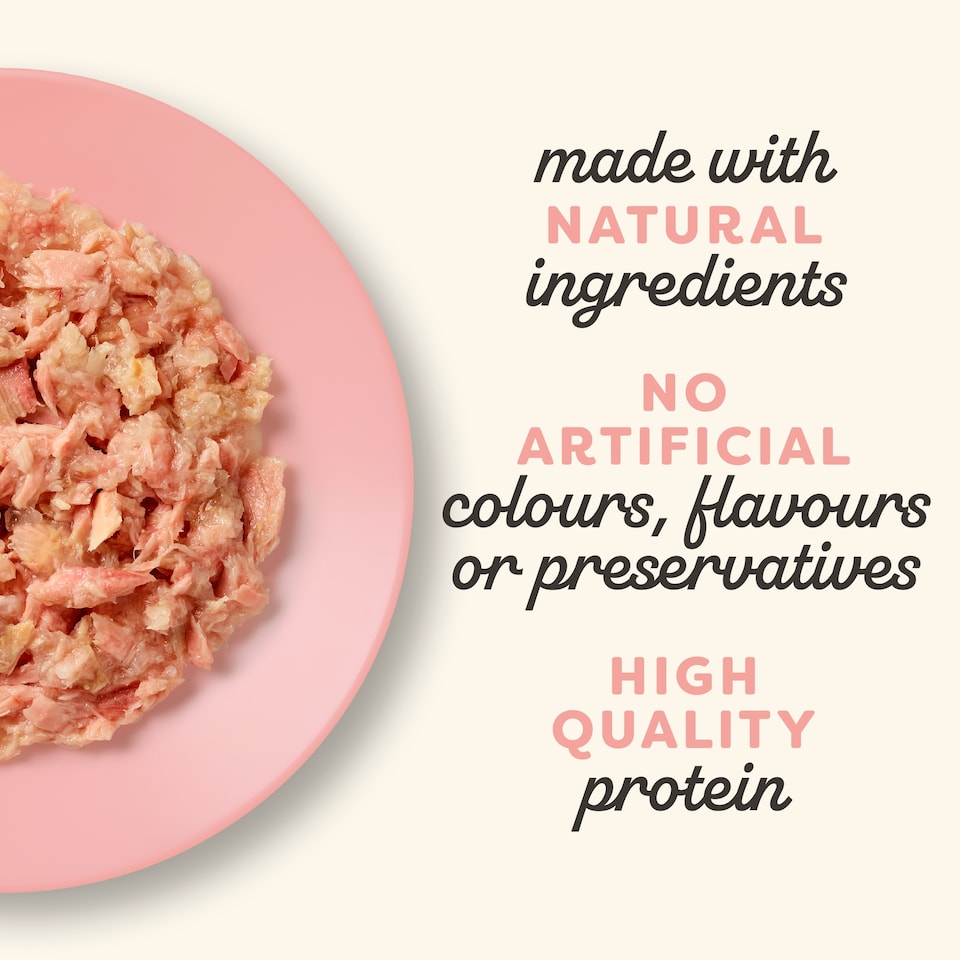 image 1 of Applaws Natural Wet Cat Food Tuna Fillet with Salmon in Jelly Pouch 70g