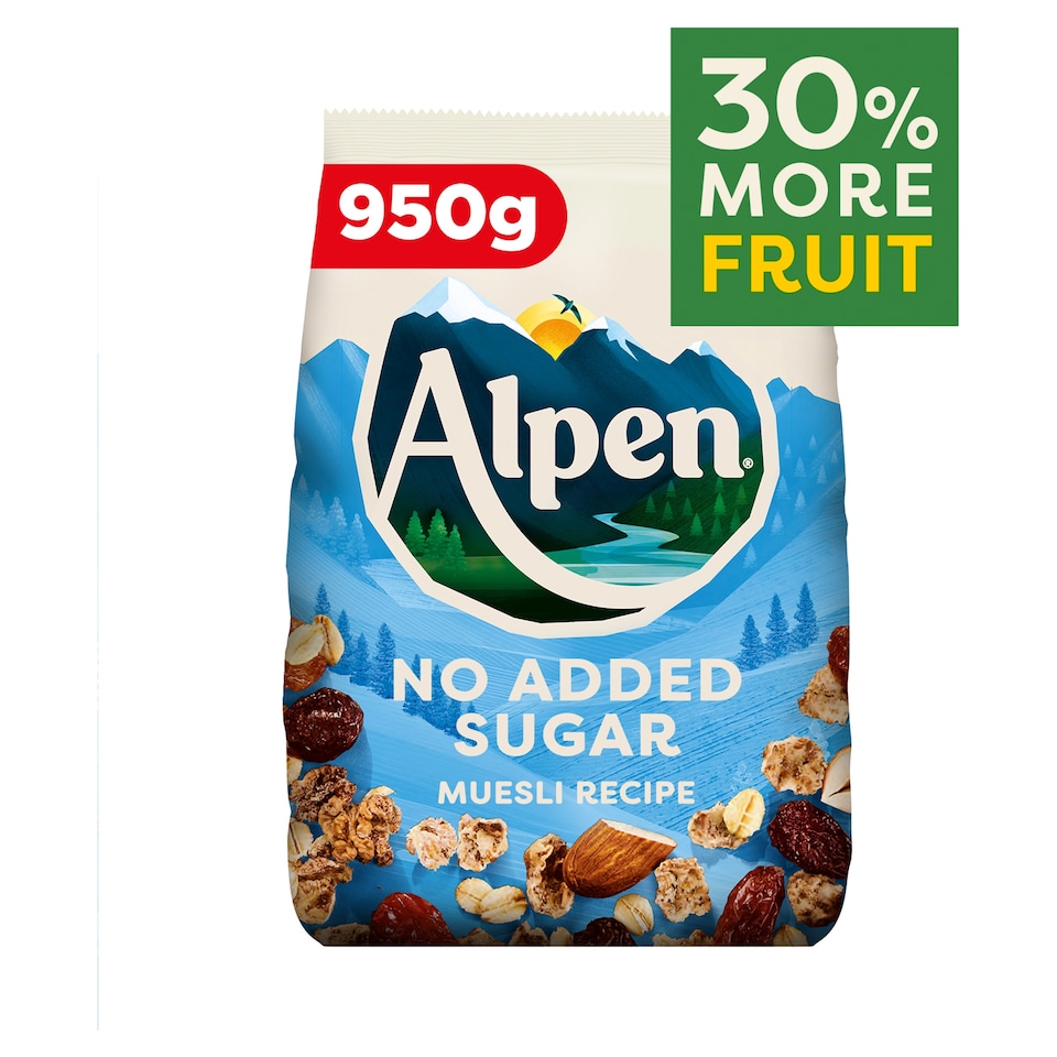 Alpen Muesli No Added Sugar 950g