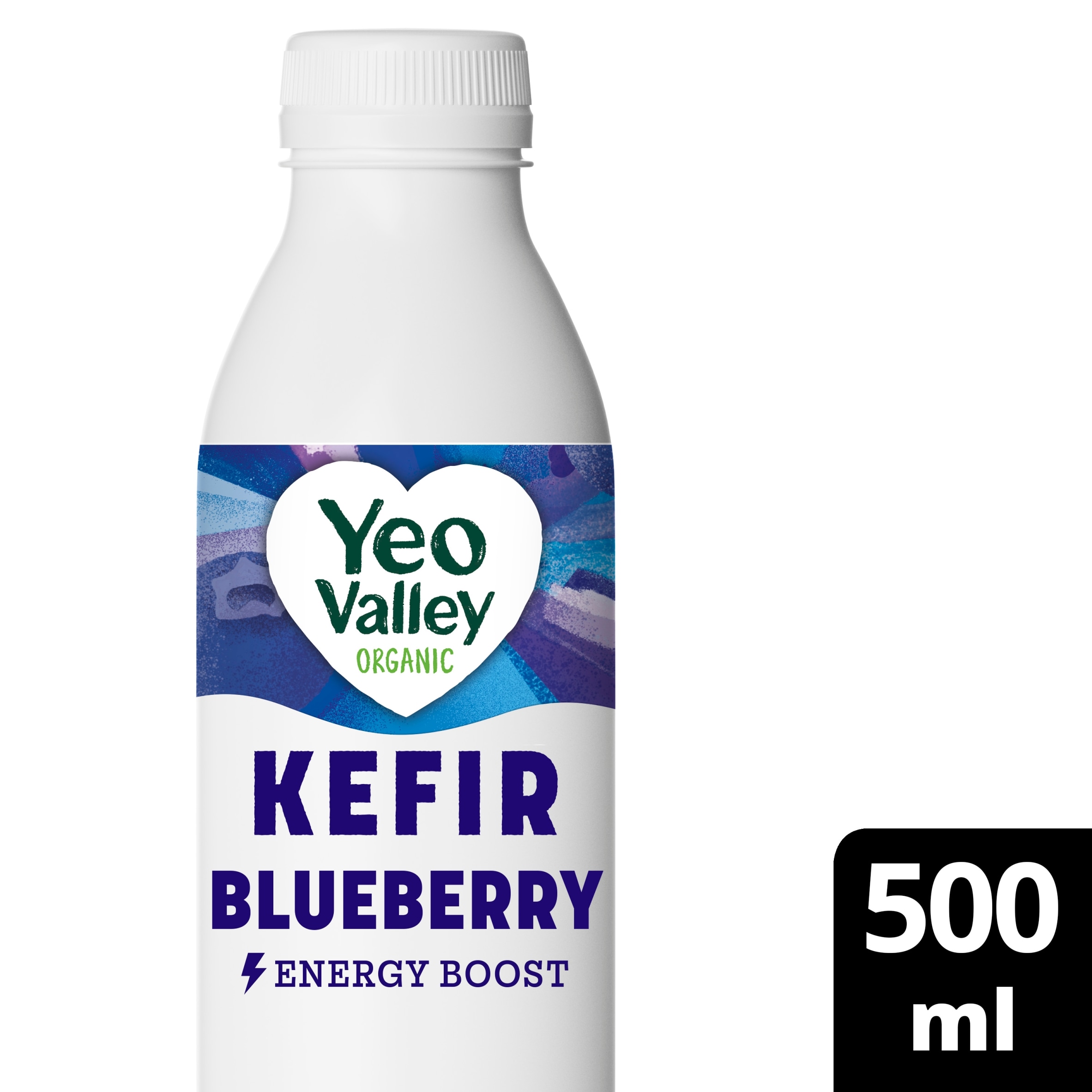 Yeo Valley Organic Kefir Yogurt Drink Blueberry 500ml