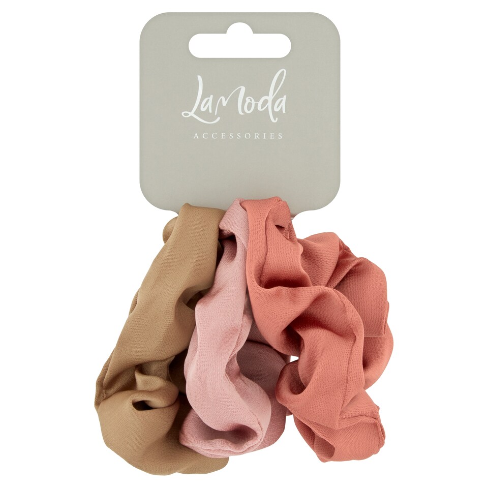 LaModa Satin Scrunchie Set 3 Pack