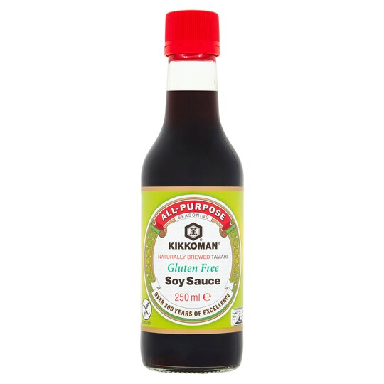 Kikkoman Tamari Gluten Free Soy Sauce 250Ml Tesco Groceries