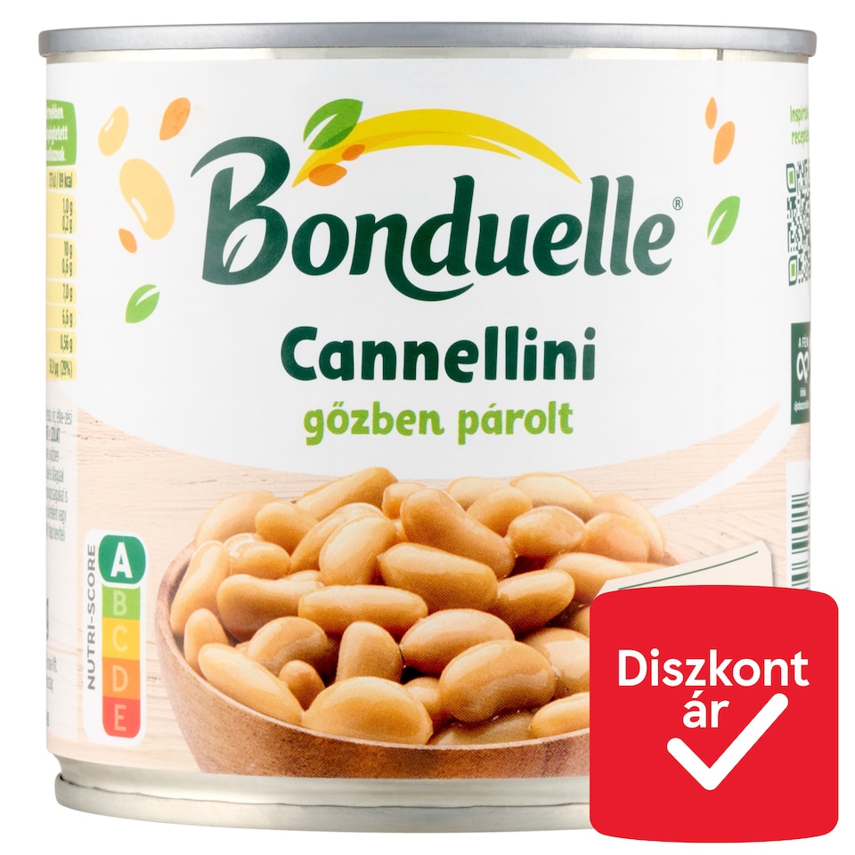 Bonduelle gőzben párolt cannellini fehérbab 310 g  1. kép