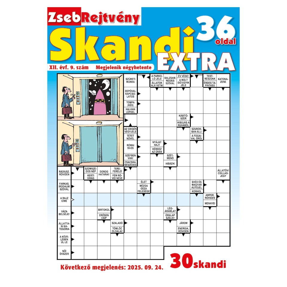 Zsebrejtvény Skandi Extra