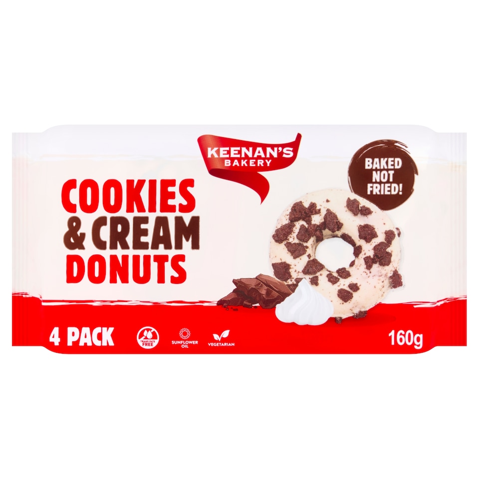 Keenan's Bakery  Cookies & Cream Donut 4* 40G 