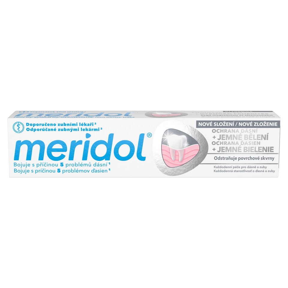 image 1 of meridol Gum Protection & Gentle White Toothpaste 75 ml