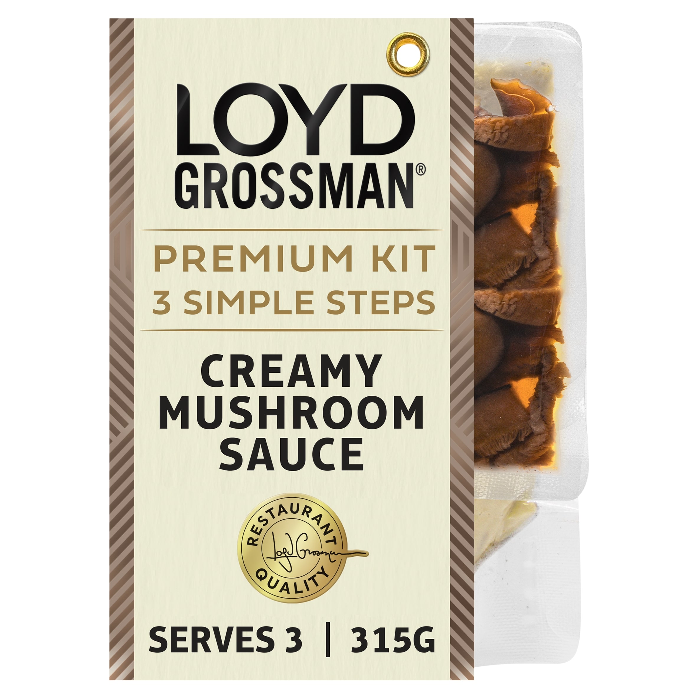 Loyd Grossman Creamy Mushroom Sauce 315g
