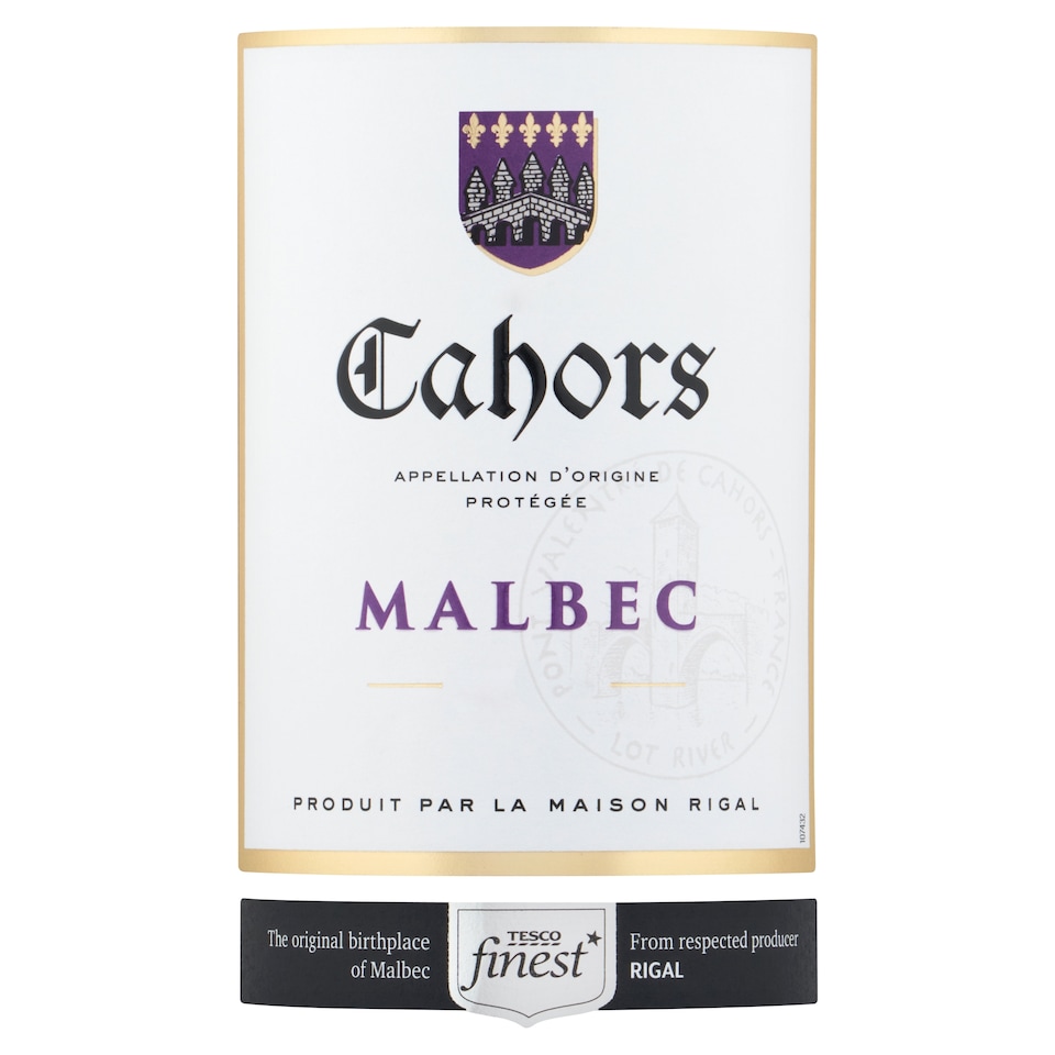 image 1 of Tesco Finest Cahors Malbec 75Cl