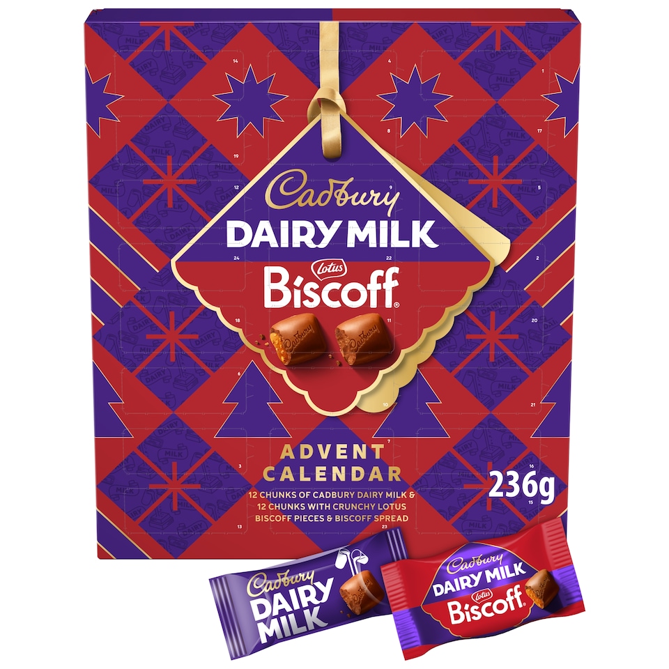 CADBURY LOTUS BISCOFF CHUNK ADVENT 236G
