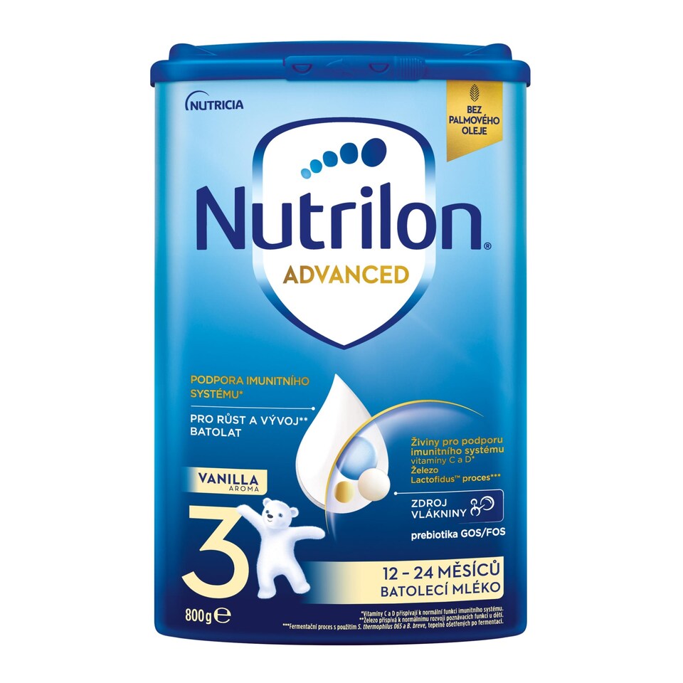 obrázok 1 z NUTRILON Advanced Vanilla 3 batoľacie mlieko 800g