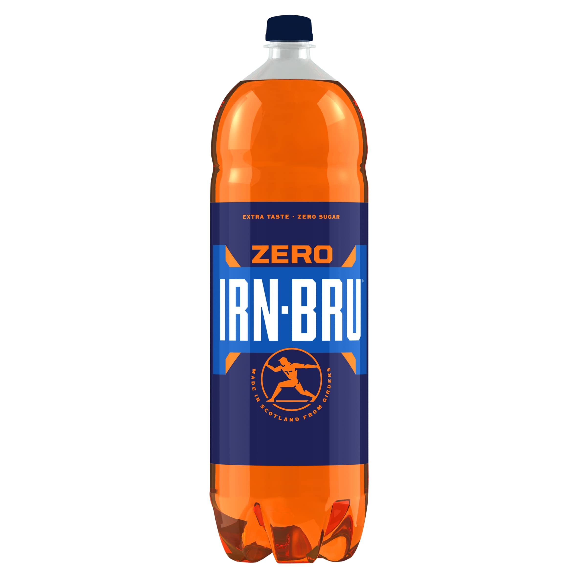 Irn-Bru Zero Sugar Soft Drink Bottle 2L