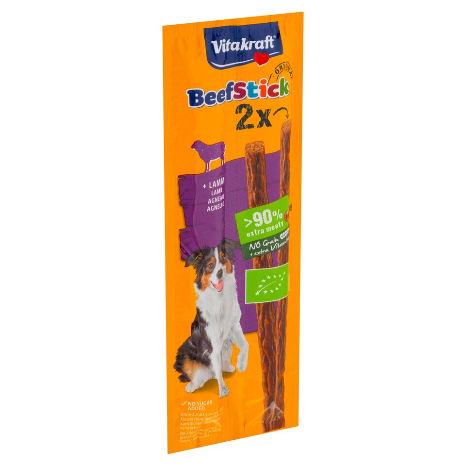 Obrázek 1 pro produkt Vitakraft Beef Stick Original doplňkové krmivo pro psy 2 ks 24g