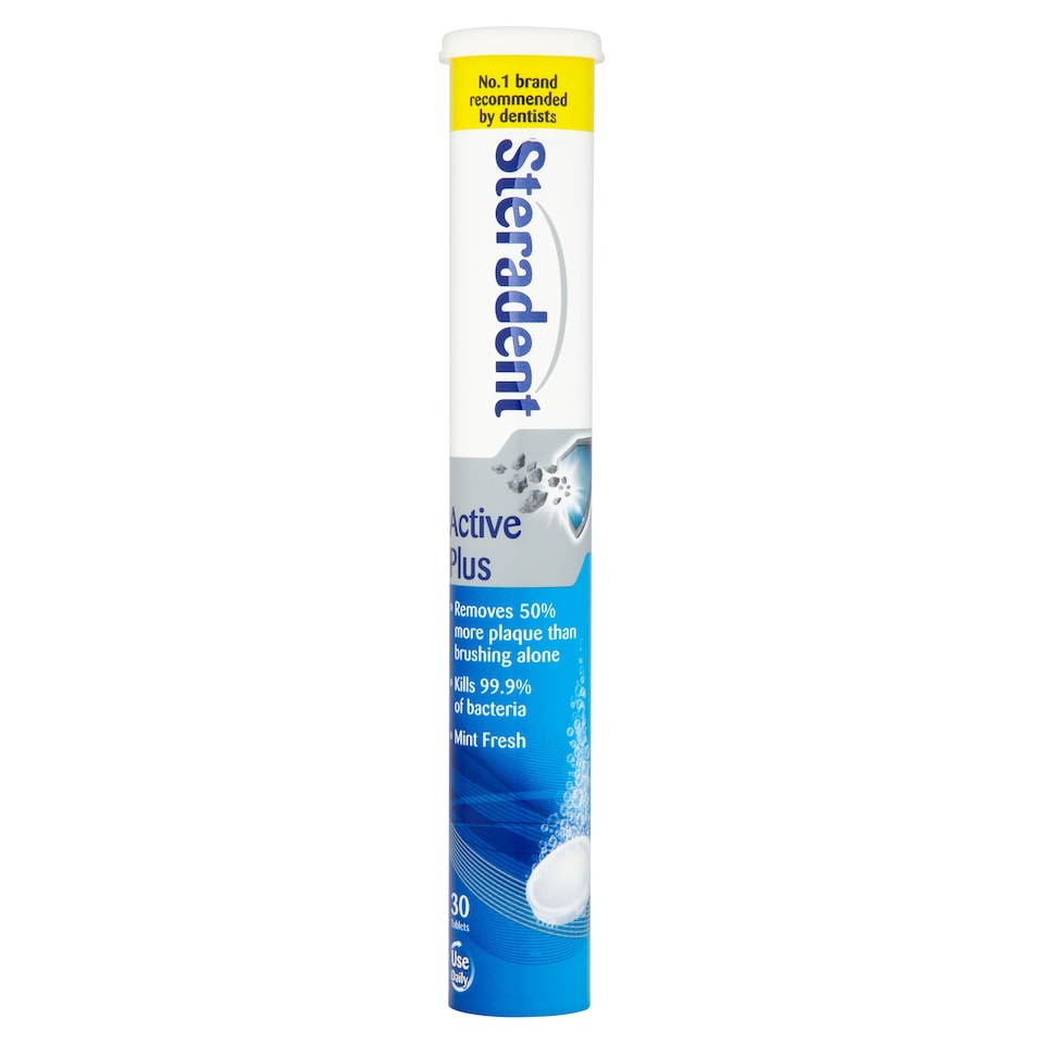 image 1 of Steradent Active Plus 30