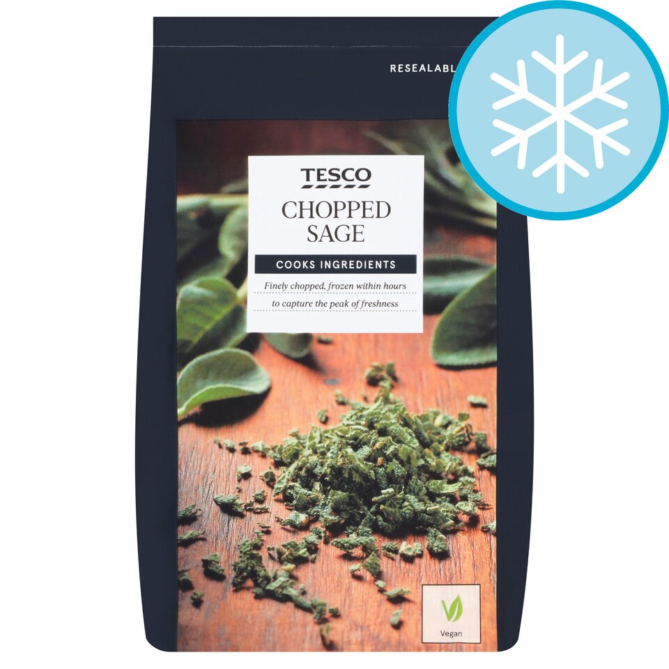Tesco Chopped Sage 50G