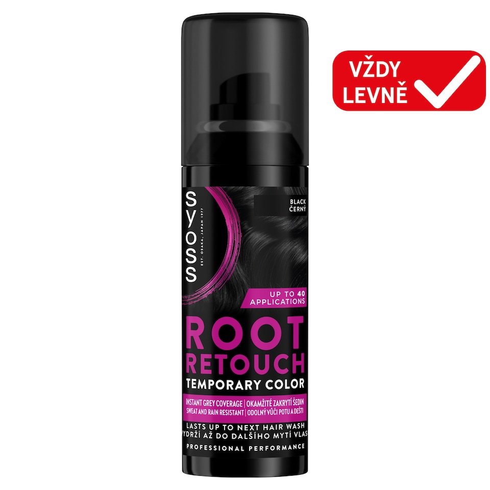 image 1 of Syoss Root Retouch Temporary Color Black 120ml