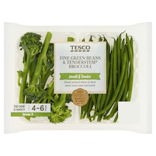 Tesco Fine Beans & Tenderstem Broccoli 190g