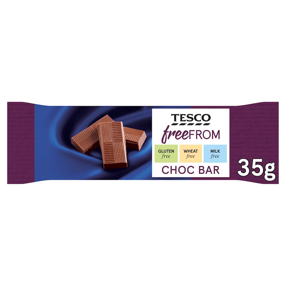 Tesco Free From Chocolate Bar 35G