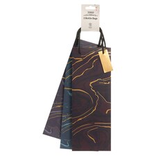 Tesco Marble Lux 3pk Bottle Bag